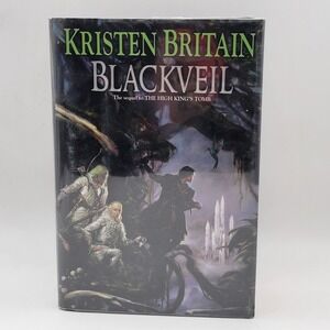 Kristen Britain Blackveil Hardcover‎ Ex-Library Green Rider Book 4 Fair